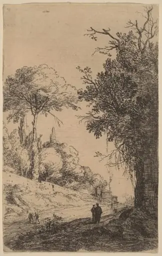 Part of the Via Flaminia, by Bartholomeus Breenbergh
