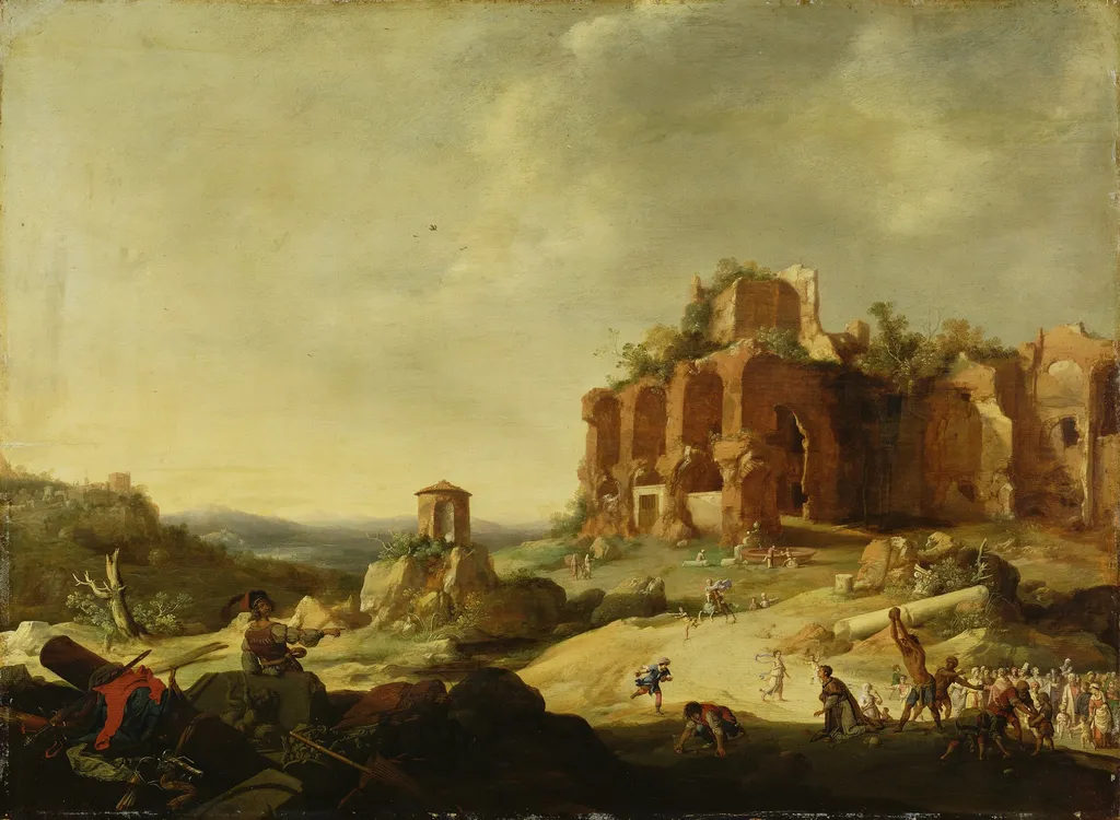 The Stoning of St. Stephen, by Bartholomeus Breenbergh, oil, 1632