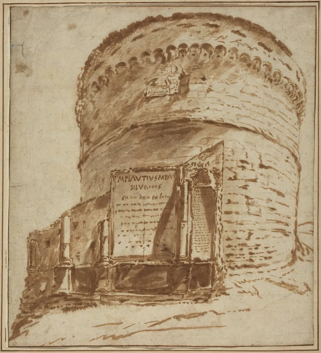 Tomb of Plautius, by Bartholomeus Breenbergh, 1628