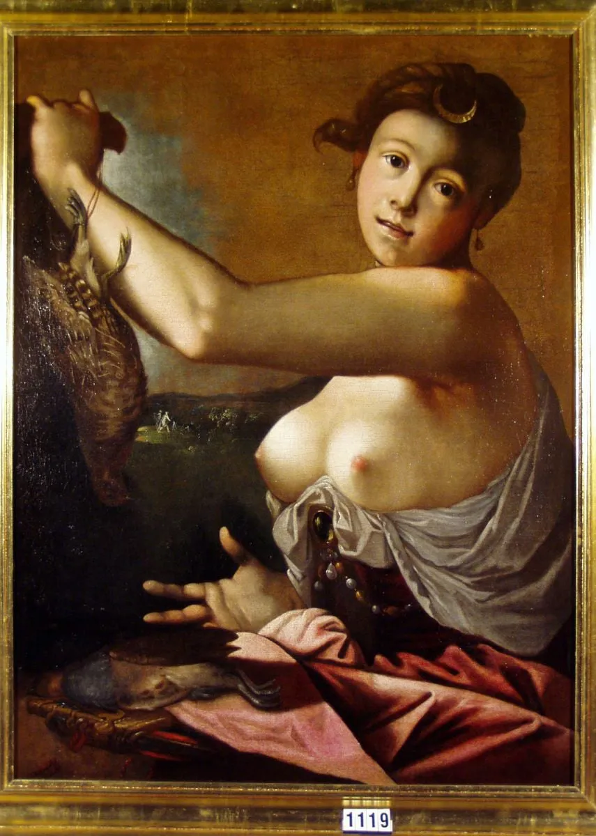 Diana cu vânat, by Bartholomeus Spranger, unspecified, 1642
