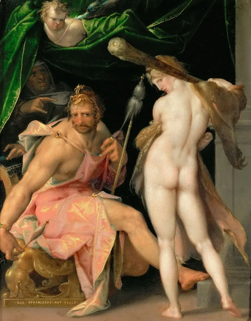 Herakles and Omphale, by Bartholomeus Spranger
