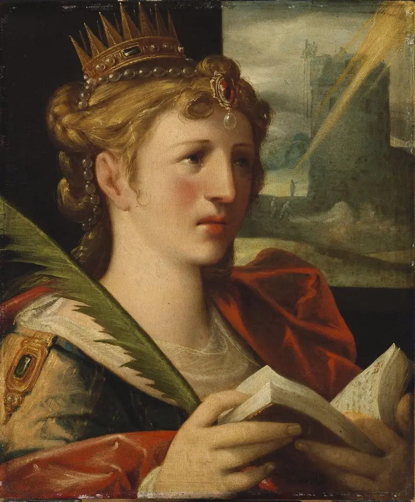 Saint Barbara, by Bartholomeus Spranger