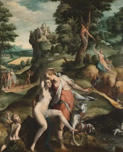 Venus and Adonis, by Bartholomeus Spranger