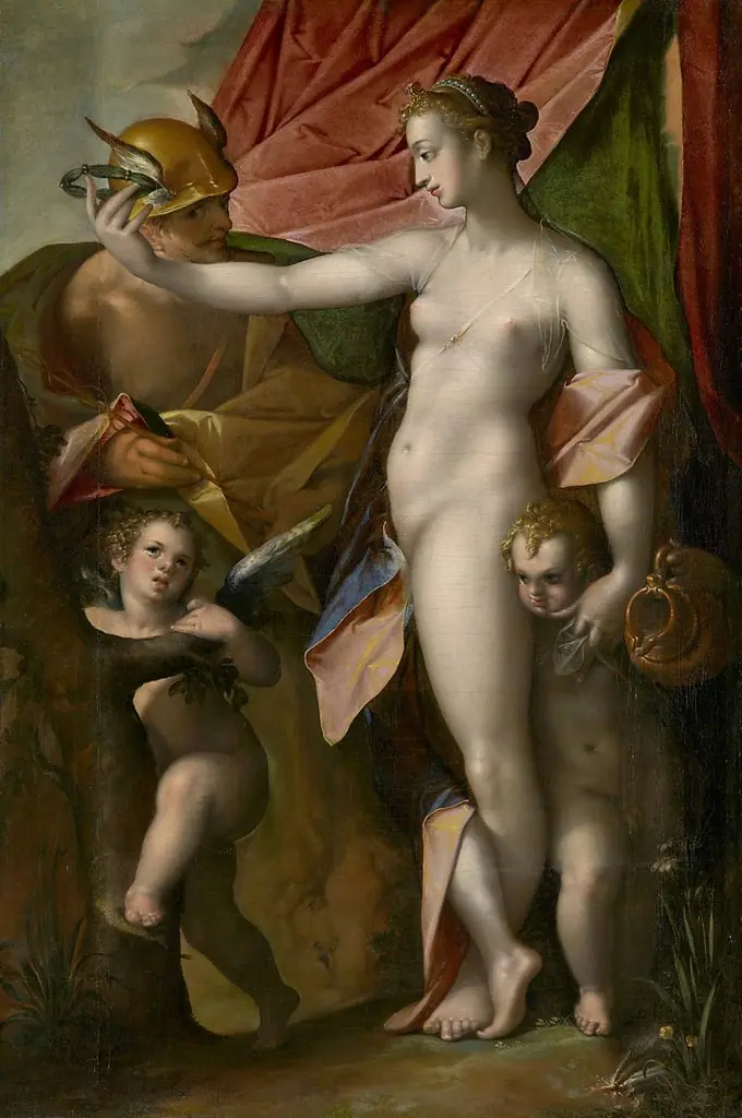 Venus und Merkur, by Bartholomeus Spranger