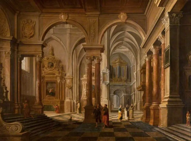 An Imaginary Church Interior, by Bartholomeus van Bassen
