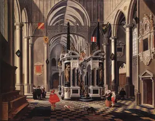 Interior of an Imaginary Church with the Tomb of William the Silent