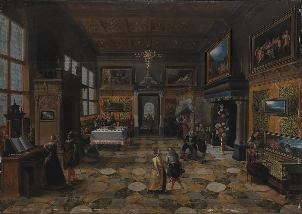 Party Scene, by Bartholomeus van Bassen