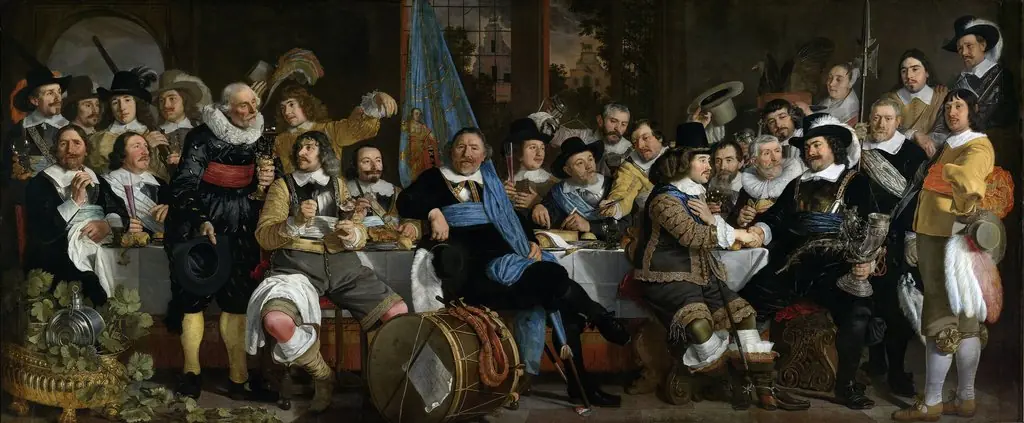 Banquet at the Crossbowmen’s Guild in Celebration of the Treaty of Münster, by Bartholomeus van der Helst