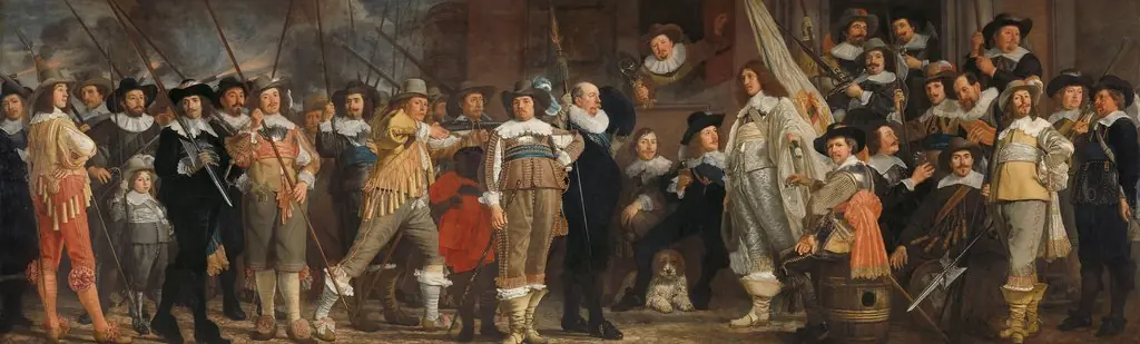 Militia Company of District VIII under the Command of Captain Roelof Bicker, by Bartholomeus van der Helst