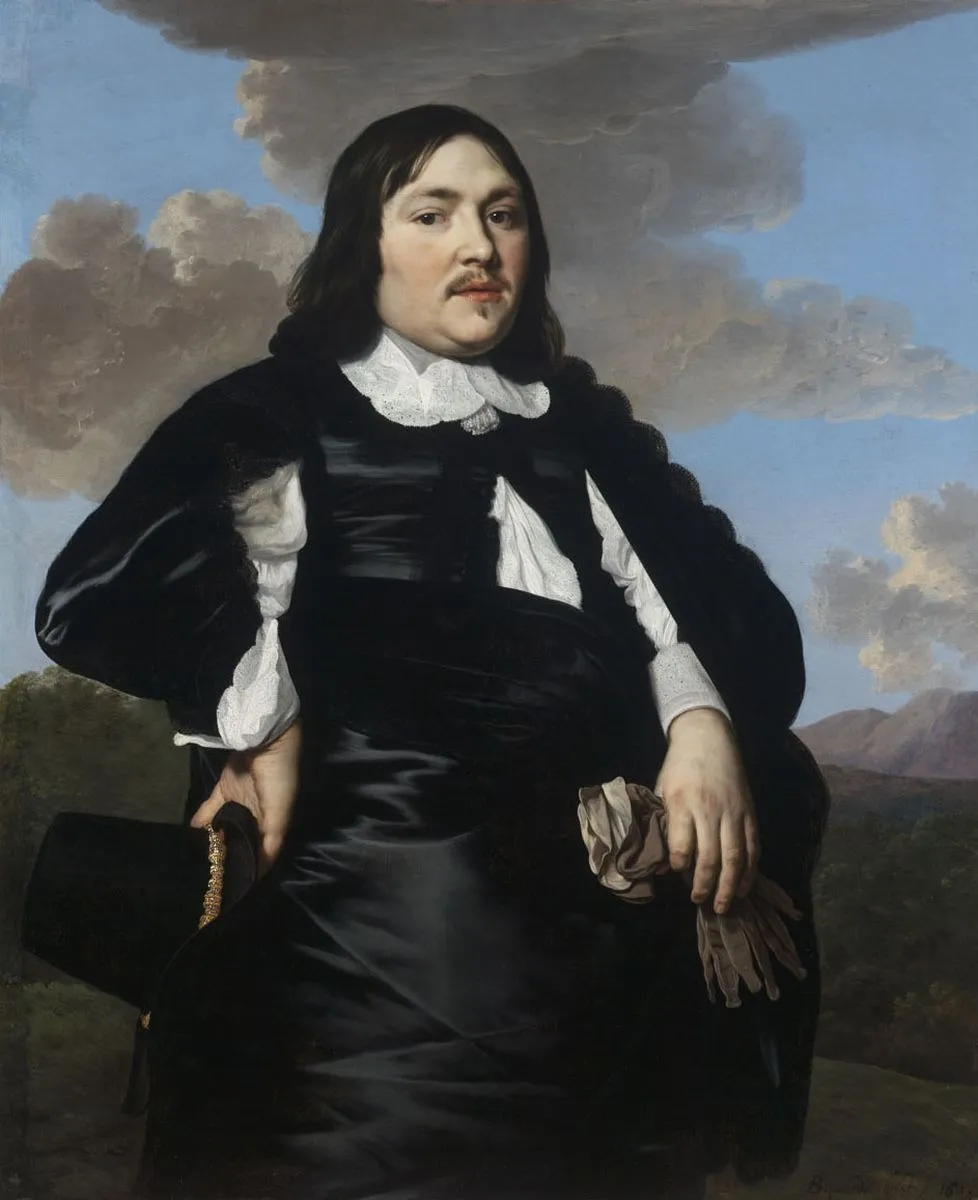 Portrait of a Man, by Bartholomeus van der Helst, oil, 1648