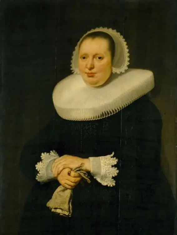 Portrait of Catharina Jansdr. Tengnagel, wife of Andries Bicker, by Bartholomeus van der Helst