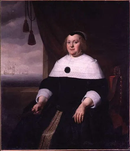 Portrait of Maria Smit, wife of Gideon de Wildt, by Bartholomeus van der Helst, oil, 1657