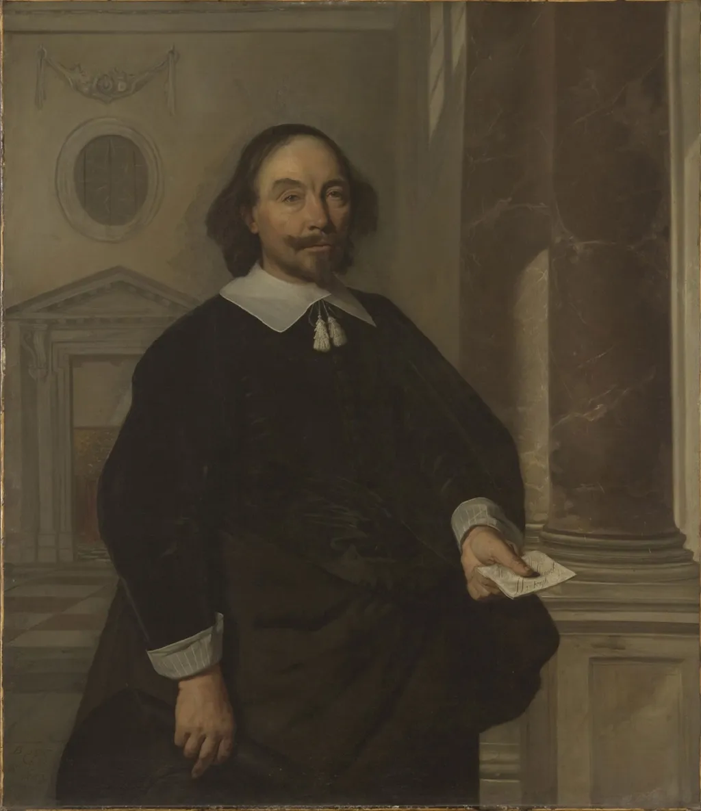 Portrait of Michiel Heusch, by Bartholomeus van der Helst, oil, 1653