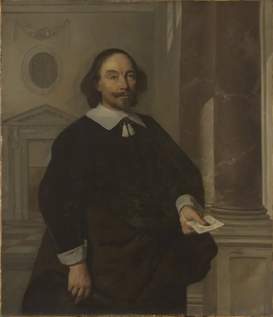Portrait of Michiel Heusch, by Bartholomeus van der Helst