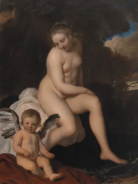 Venus and Cupid, by Bartholomeus van der Helst
