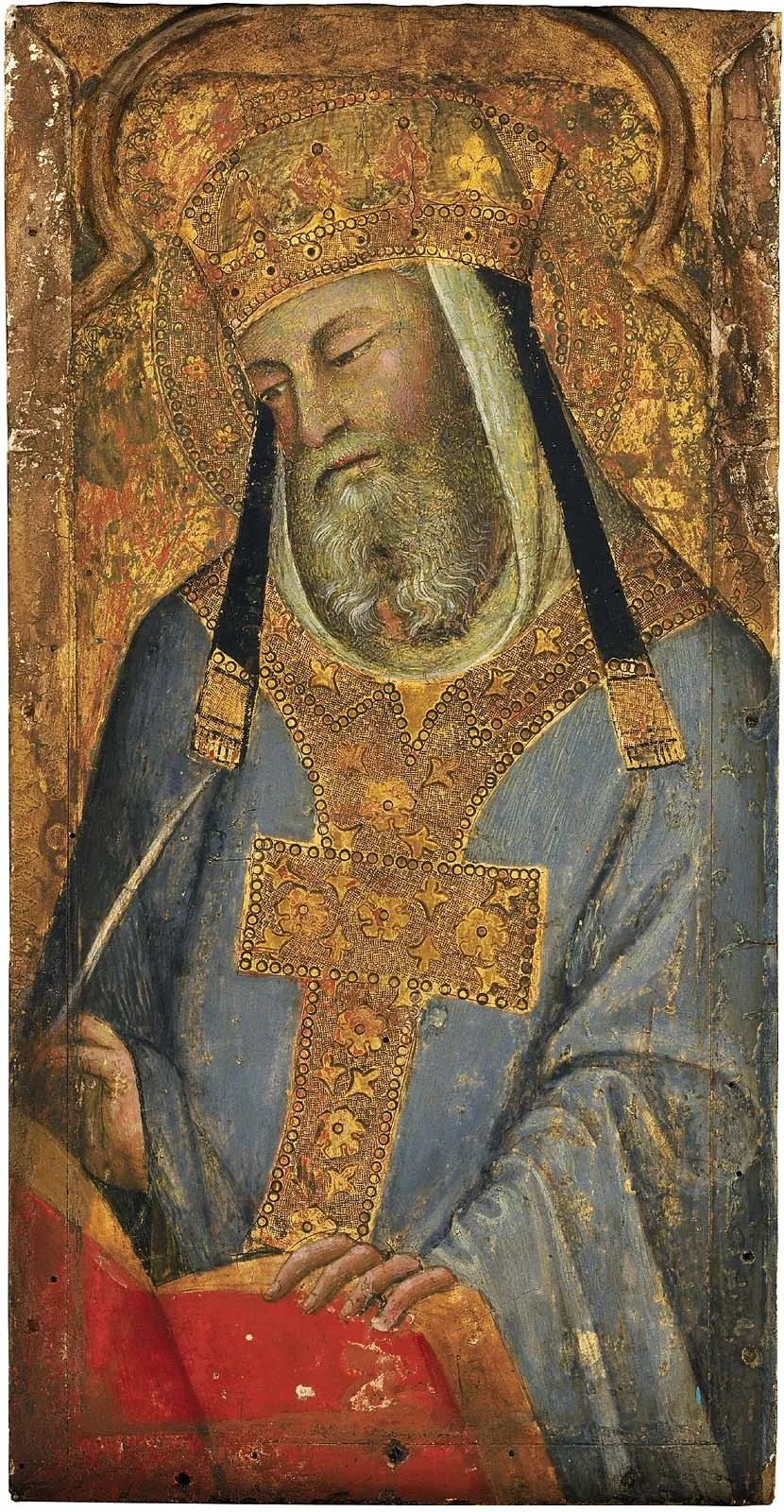 A Papal Saint (Saint Gregory the Great?), by Bartolo di Fredi, unspecified, 1380