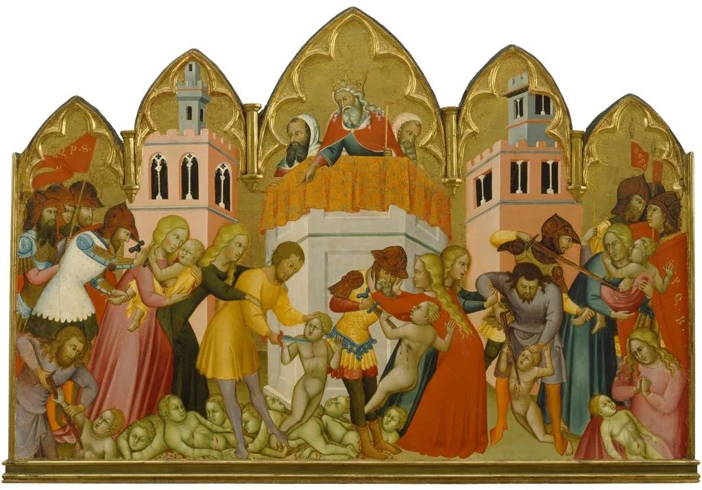 Massacre of the Innocents, by Bartolo di Fredi, tempera, 1380