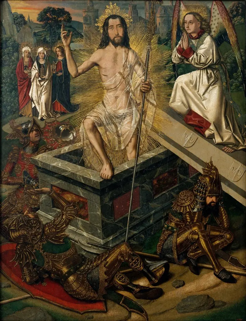 Resurrection of Christ, by Bartolomé Bermejo