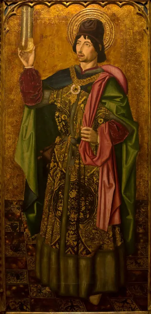 Saint Damian, by Bartolomé Bermejo
