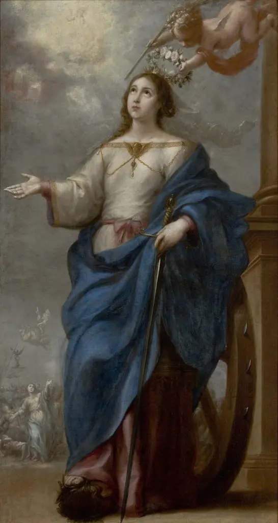 Heilige Katharina von Alexandrien, by Bartolomé Esteban Murillo