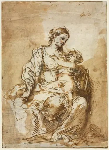Madonna Nursing the Christ Child, by Bartolomé Esteban Murillo