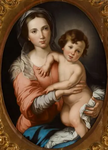 Neitsyt Maria ja lapsi, by Bartolomé Esteban Murillo