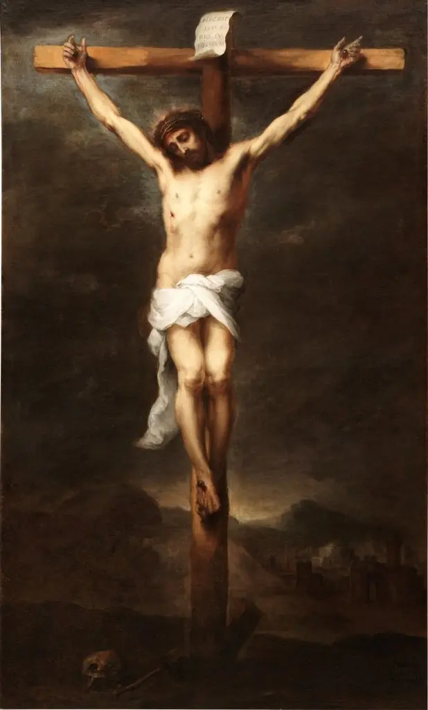 The crucified Christ, by Bartolomé Esteban Murillo