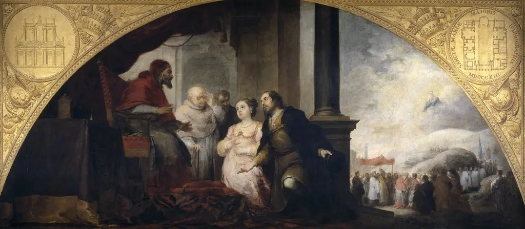 The Foundation of Santa Maria Maggiore in Rome. The Patrician recounts his Dream to the Pope
