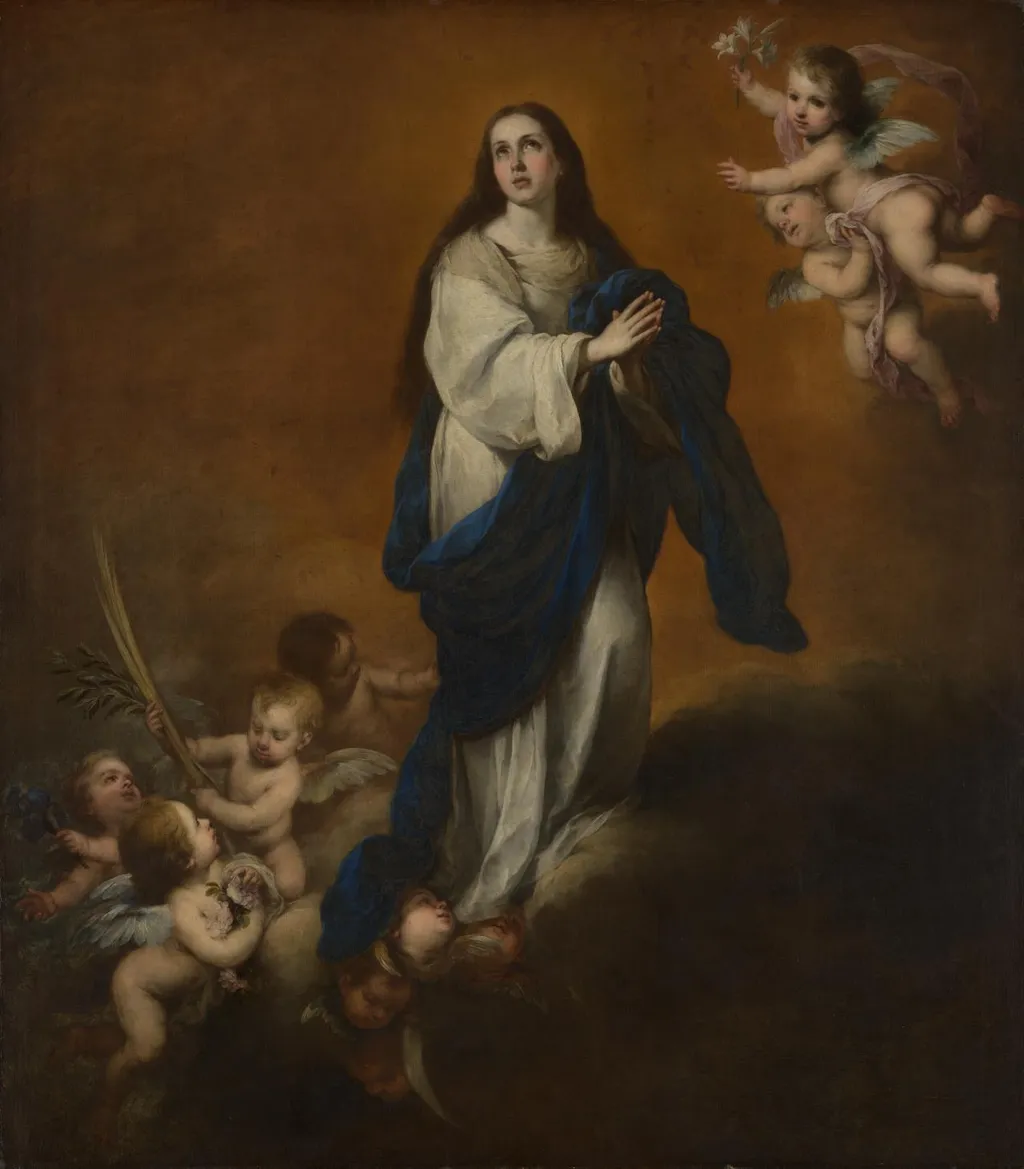The Immaculate Conception, by Bartolomé Esteban Murillo, oil, 1665