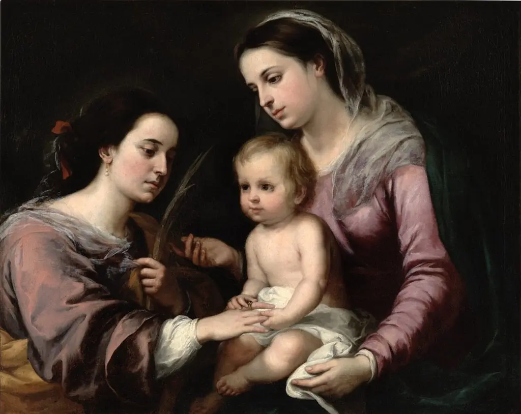 The Mystical Marriage of Saint Catherine, by Bartolomé Esteban Murillo