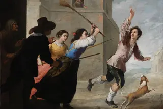 The Prodigal Son Driven Out, by Bartolomé Esteban Murillo, 1660