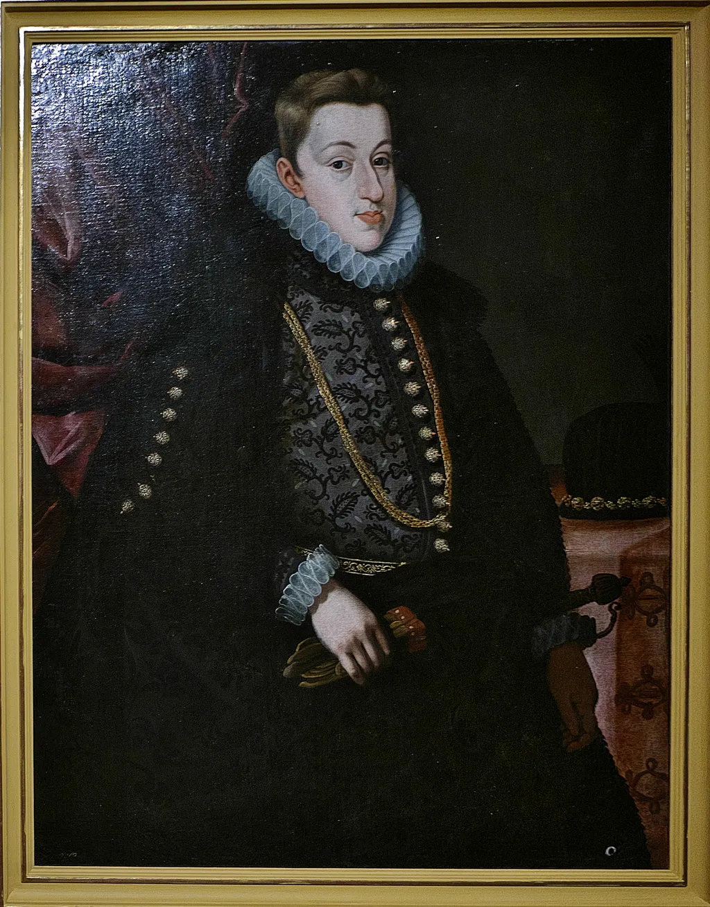Ferdinand II of Habsburg as a young man, by Bartolomé González y Serrano, oil, 1598