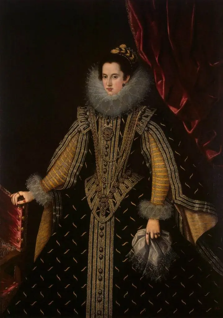 Portrait of Margarita Aldobrandini, Duchess of Parma, by Bartolomé González y Serrano