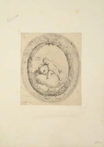 The Infant Christ as Salvator Mundi, by Bartolomeo Biscaino