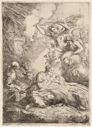 The Nativity, by Bartolomeo Biscaino