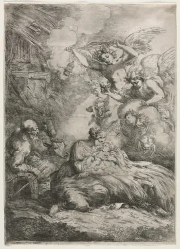 The Nativity, by Bartolomeo Biscaino