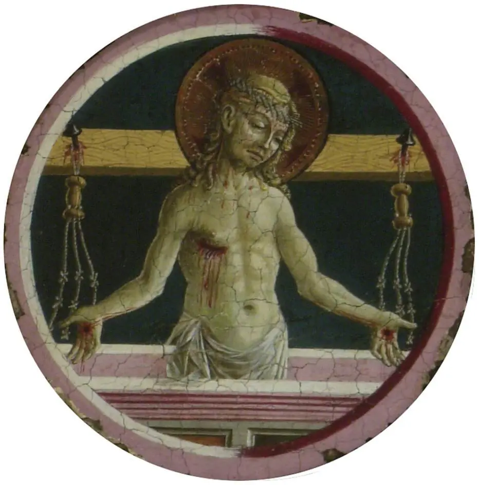 Christ as the Man of Sorrows, by Bartolomeo Caporali
