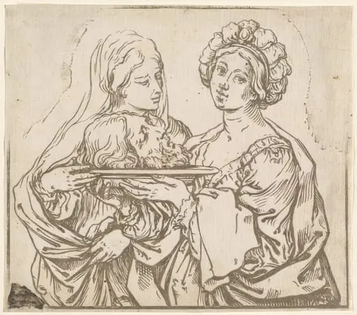 Herodias and Salome, by Bartolomeo Coriolano