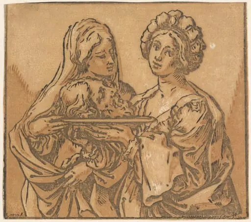 Herodias and Salome, by Bartolomeo Coriolano