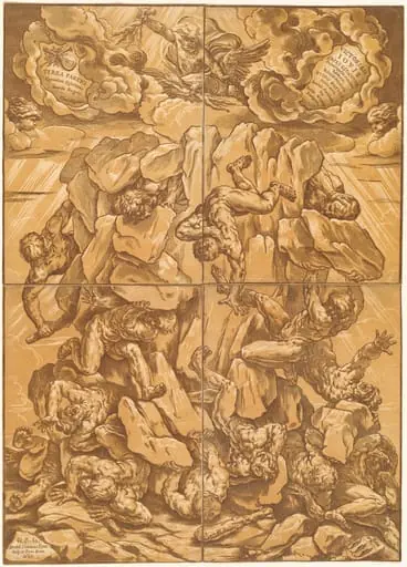 The Fall of the Giants, by Bartolomeo Coriolano