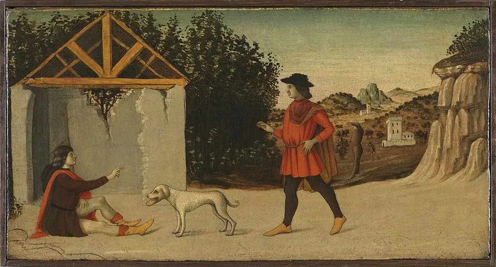 Meering between Saint Rochus an Gothardus, by Bartolomeo della Gatta