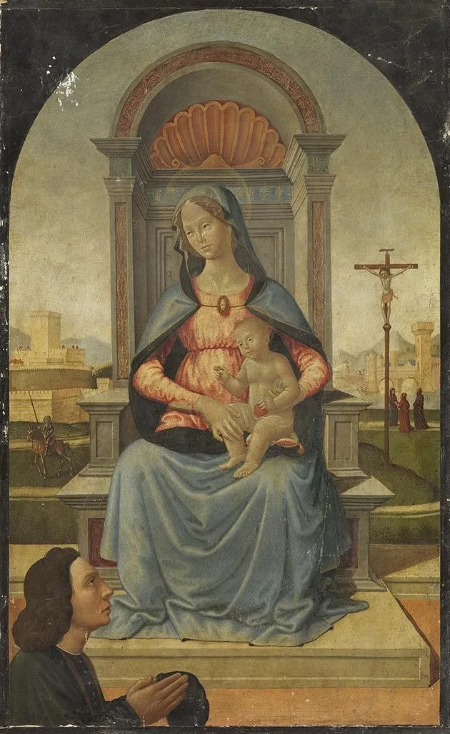 Maria mit Kind, by Bartolomeo di Giovanni, unspecified, 1500