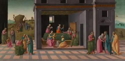 Scenes from the Life of Saint John the Baptist, by Bartolomeo di Giovanni