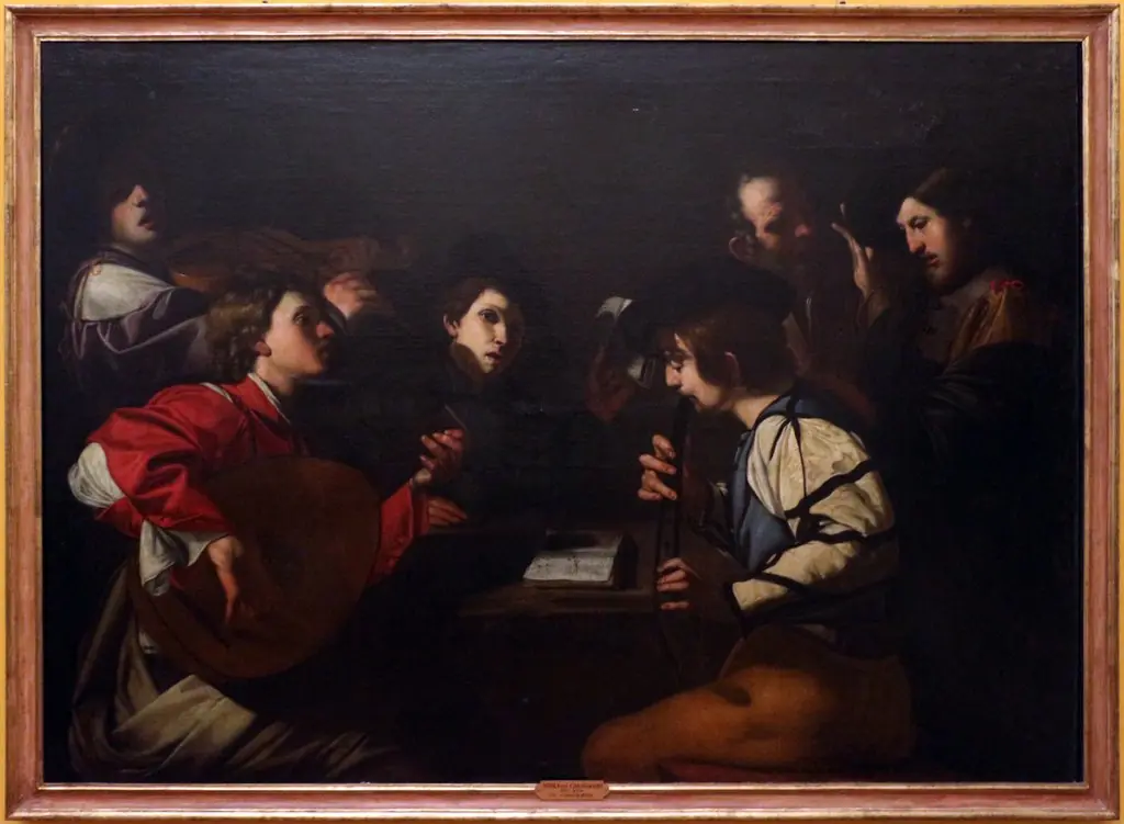 concert, by Bartolomeo Manfredi