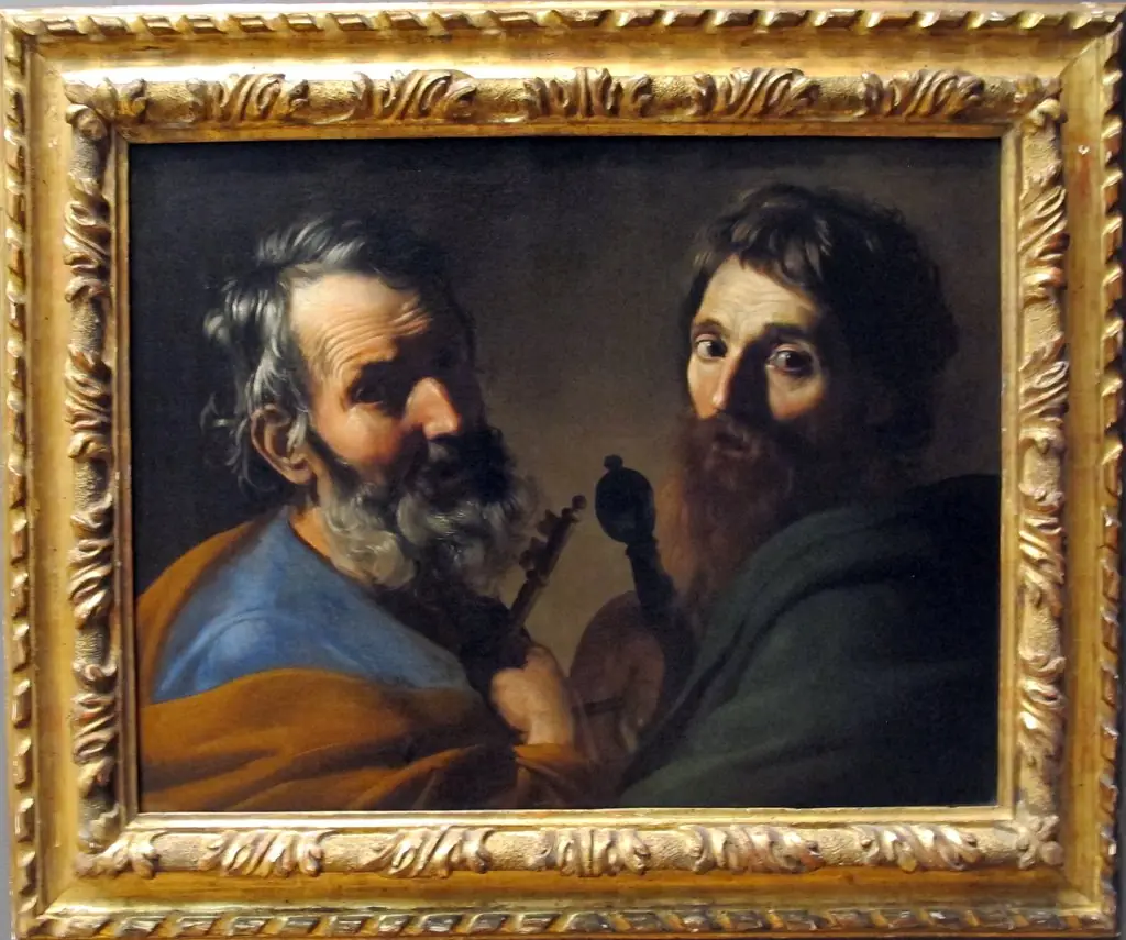 Sts Peter and Paul, by Bartolomeo Manfredi
