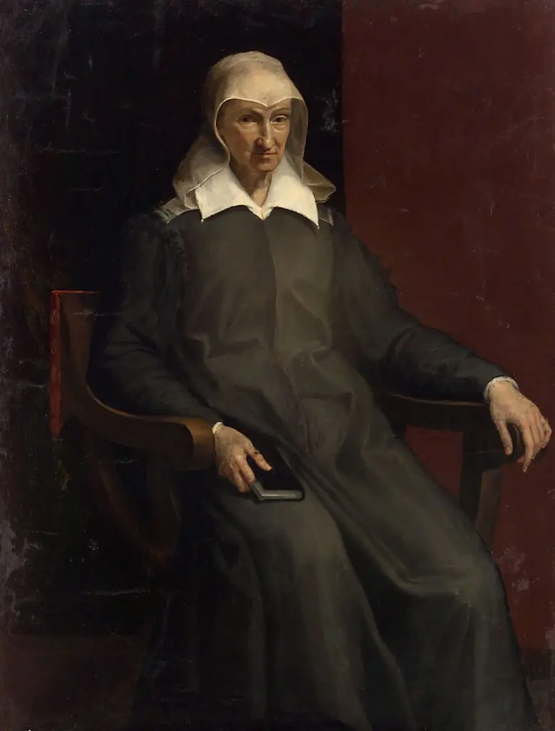 Portrait of an old woman, by Bartolomeo Passarotti