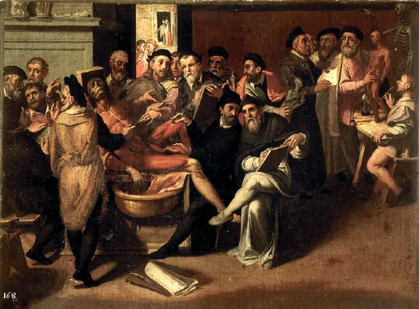 The Anatomy Lesson, by Bartolomeo Passarotti