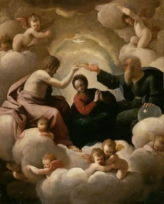 The Coronation of the Virgin, by Bartolomeo Schedoni