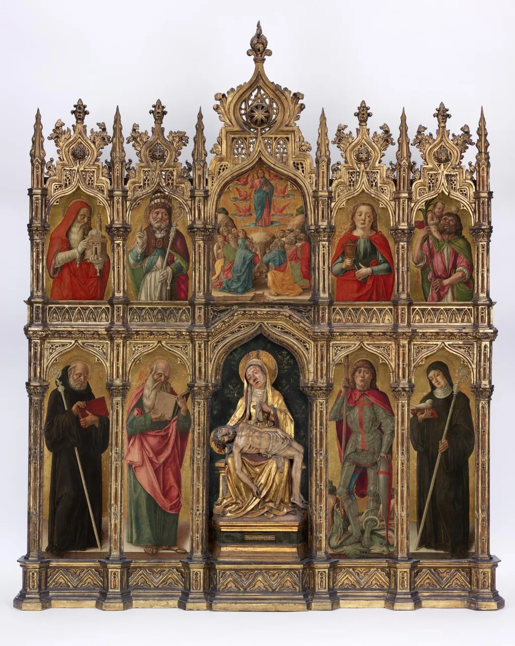 Arbe Polyptich, by Bartolomeo Vivarini, unspecified, 1493
