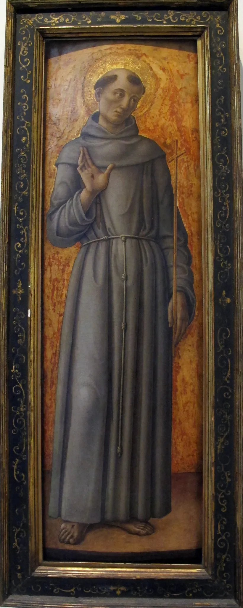 Franz von Assisi, by Bartolomeo Vivarini, unspecified, 1450